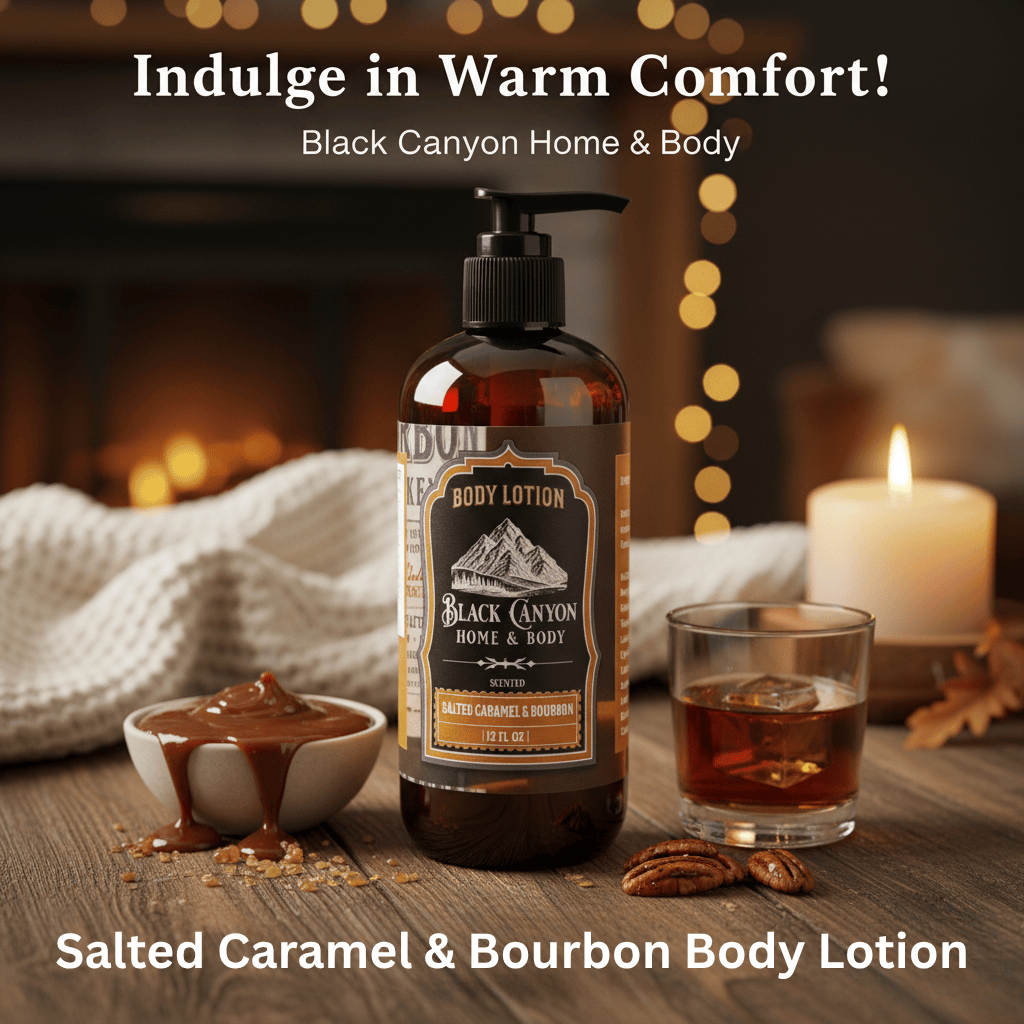 Black Canyon Salted Caramel & Bourbon Scented Body Lotion