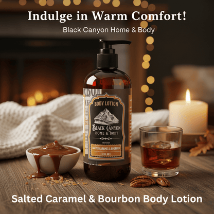 Black Canyon Salted Caramel & Bourbon Scented Body Lotion