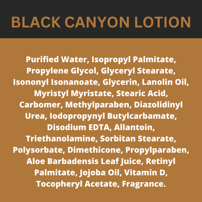 Black Canyon Salted Caramel & Bourbon Scented Body Lotion
