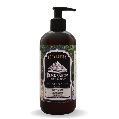 Black Canyon Sweetgrass Cedar & Sage Scented Body Lotion