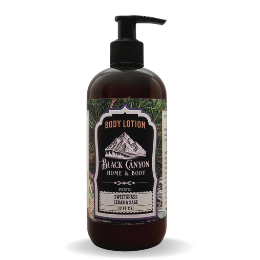 Black Canyon Sweetgrass Cedar & Sage Scented Body Lotion