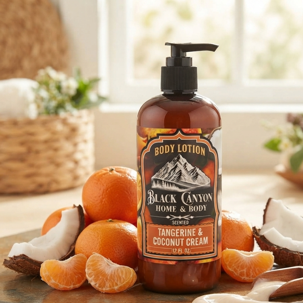 Tangerine & Coconut Cream Scented Body Lotion