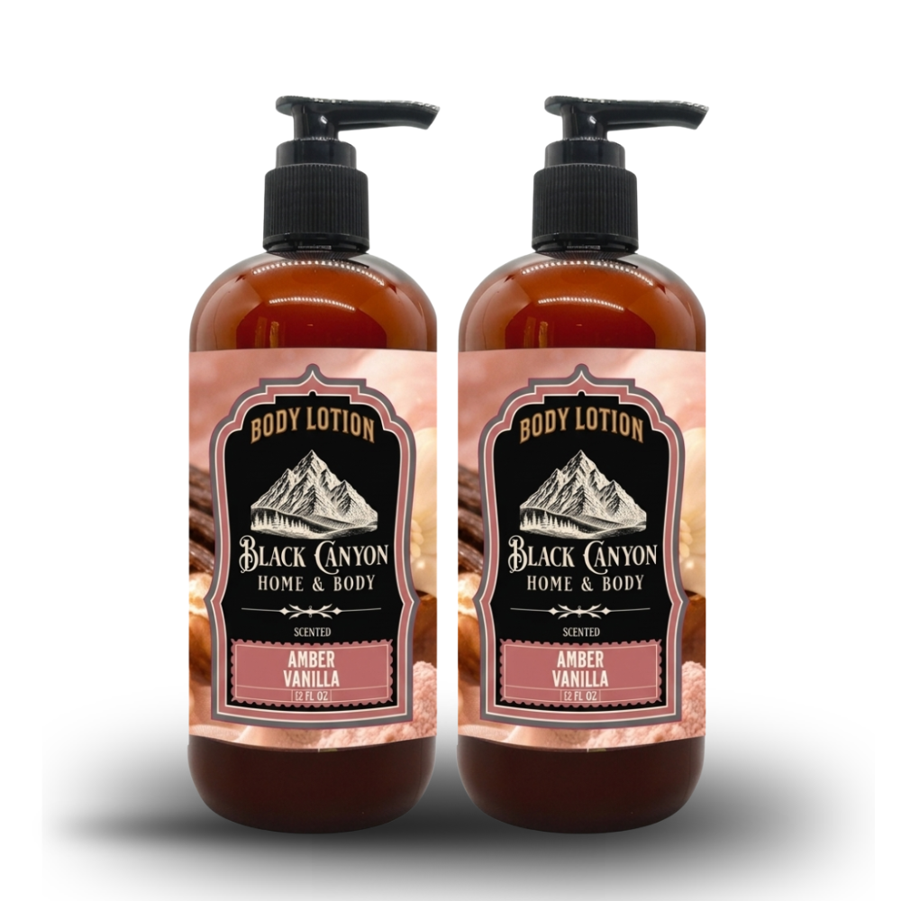 Amber Vanilla Scented Body Lotion