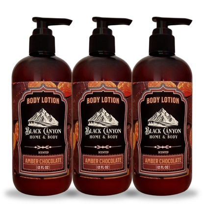 Amber Chocolate Scented Body Lotion