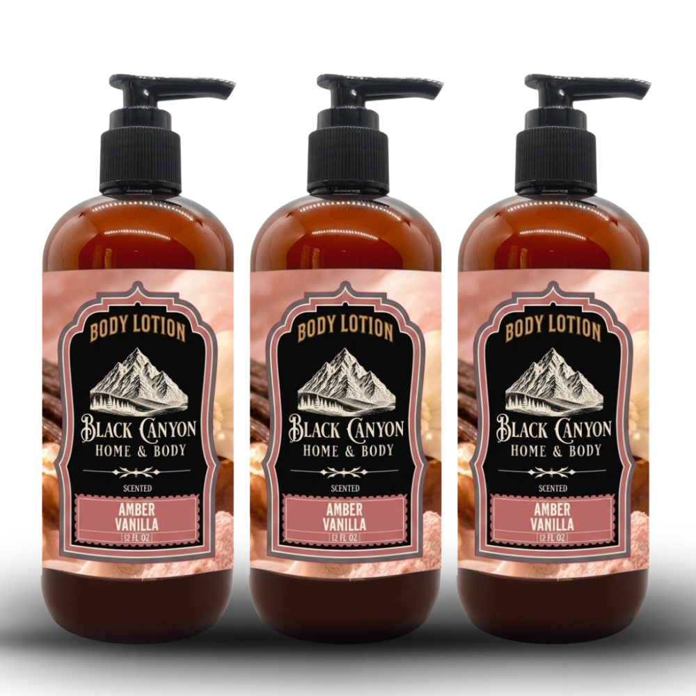 Amber Vanilla Scented Body Lotion