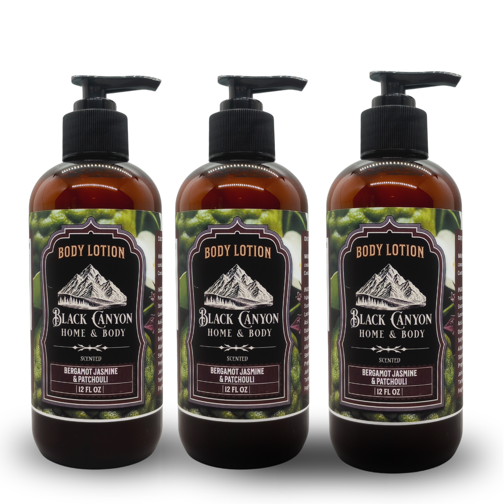 Bergamot Jasmine & Patchouli Scented Body Lotion