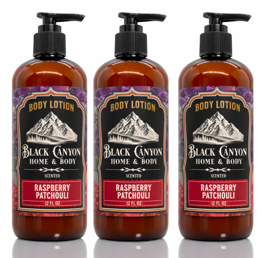 Raspberry Patchouli Scented Body Lotion