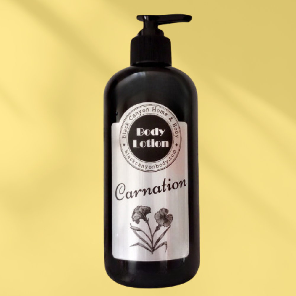 Black Canyon Carnation Scented Luxury Body Lotion with Lanolin and Jojoba Oil
