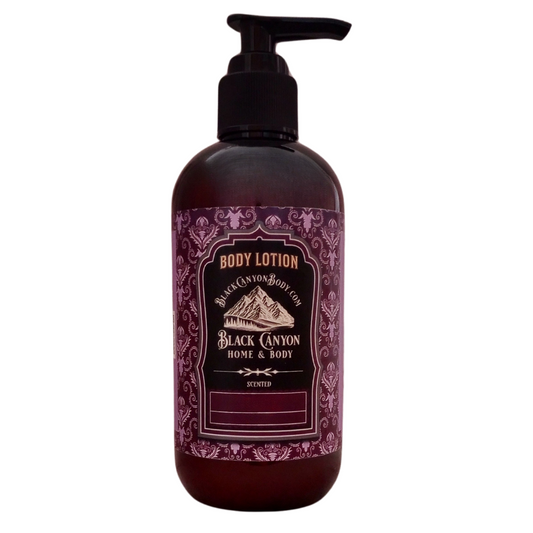 Black Canyon Blue Bonnets Scented Luxury Body Lotion with Jojoba and Lanolin