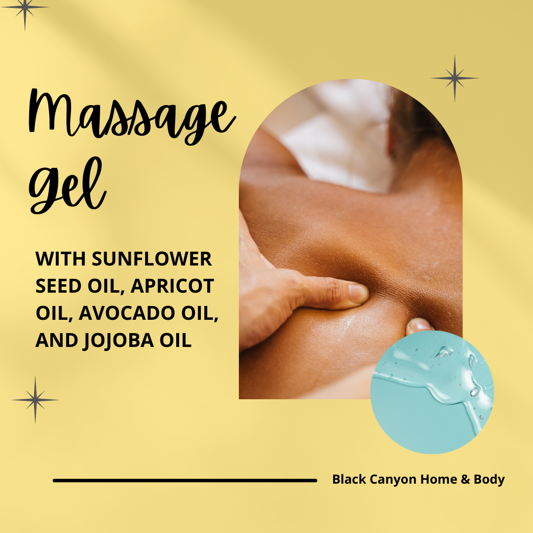 Black Canyon Almond & Jasmine Musk Scented Massage Gel
