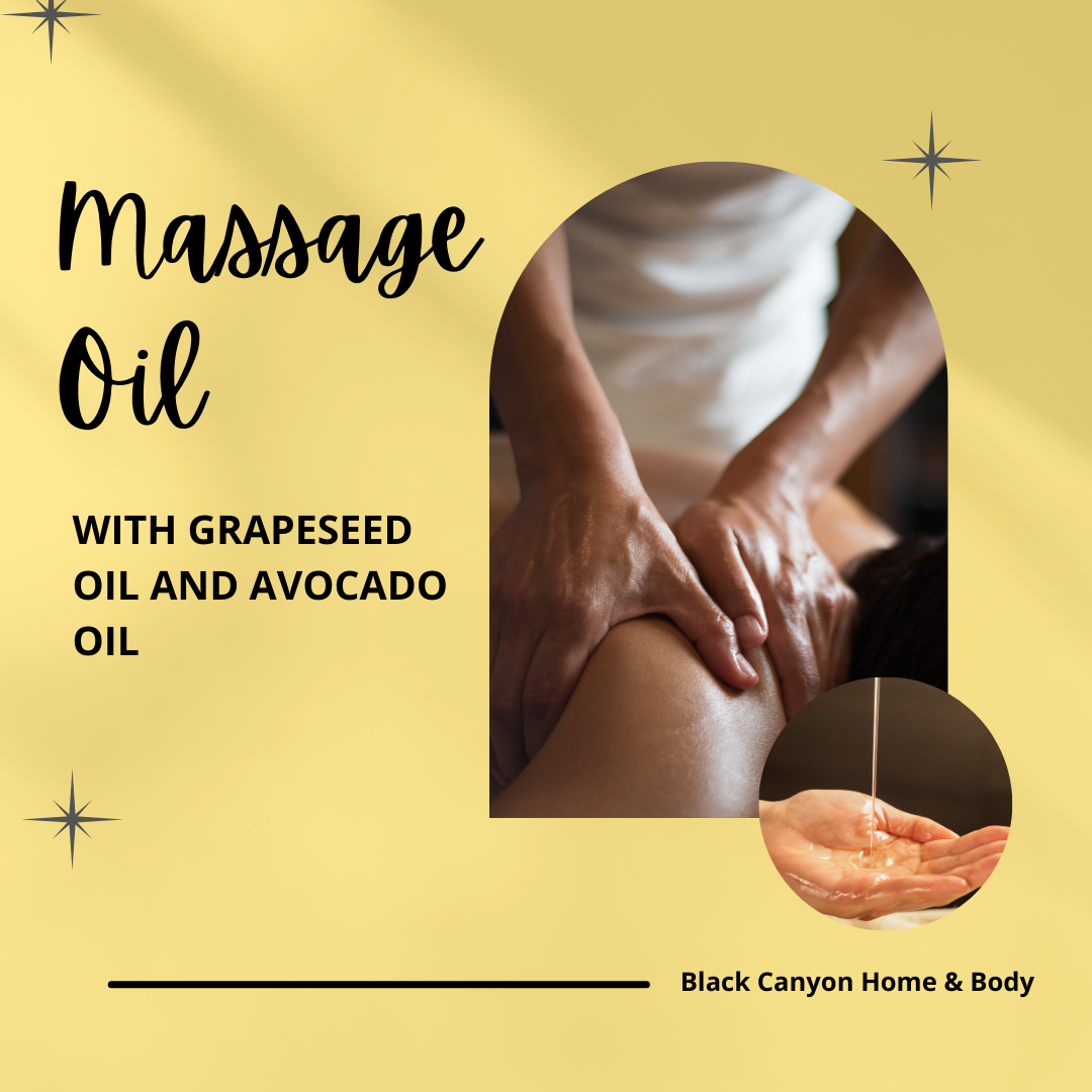 Black Canyon Almond & Jasmine Musk Scented Massage Oil
