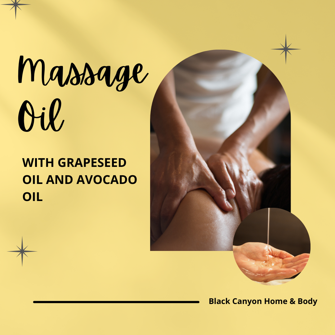 Black Canyon Coconut Ginger Almond Scented Massage Oil