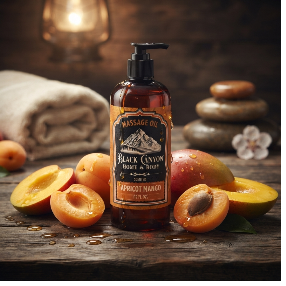 Apricot Mango Scented Massage Oil