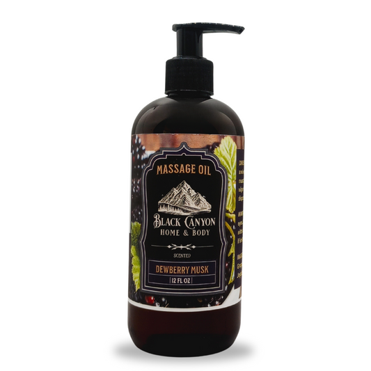 Black Canyon Dewberry Musk Scented Massage Oil