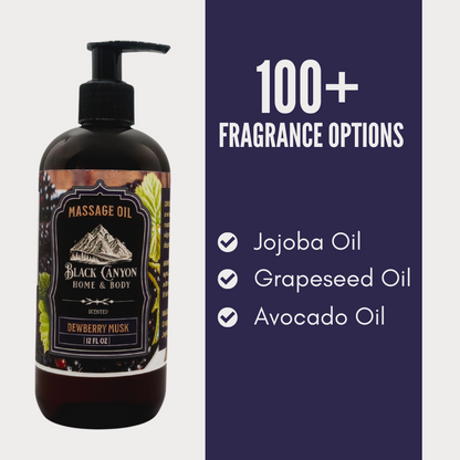 Black Canyon Dewberry Musk Scented Massage Oil