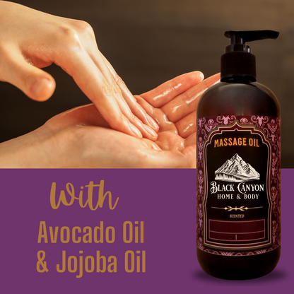 Black Canyon Vanilla Ginger & Brown Sugar Scented Massage Oil