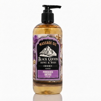 Powdered Orchid Scented Massage Oil