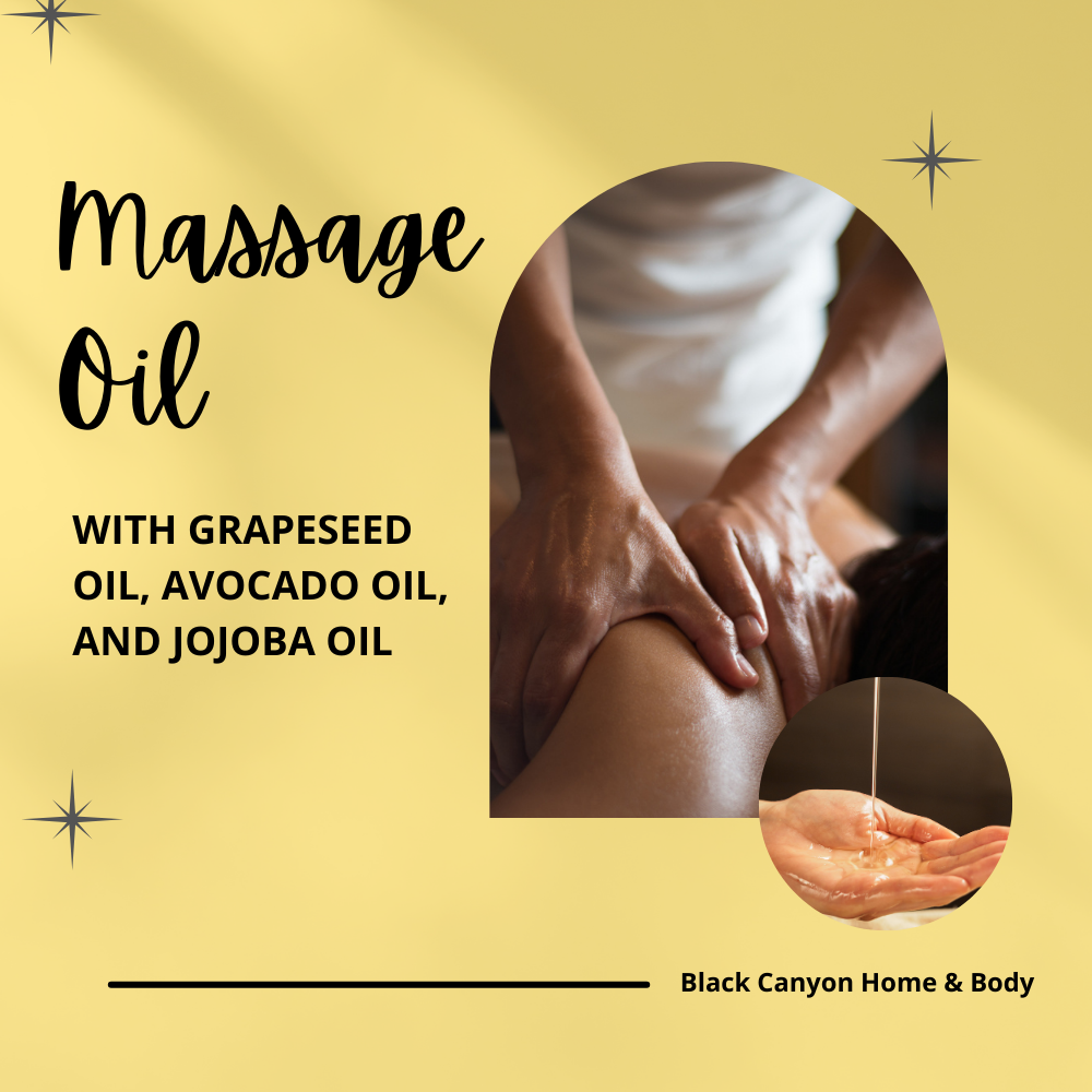 Black Canyon Caribbean Coconut Scented Massage Oil