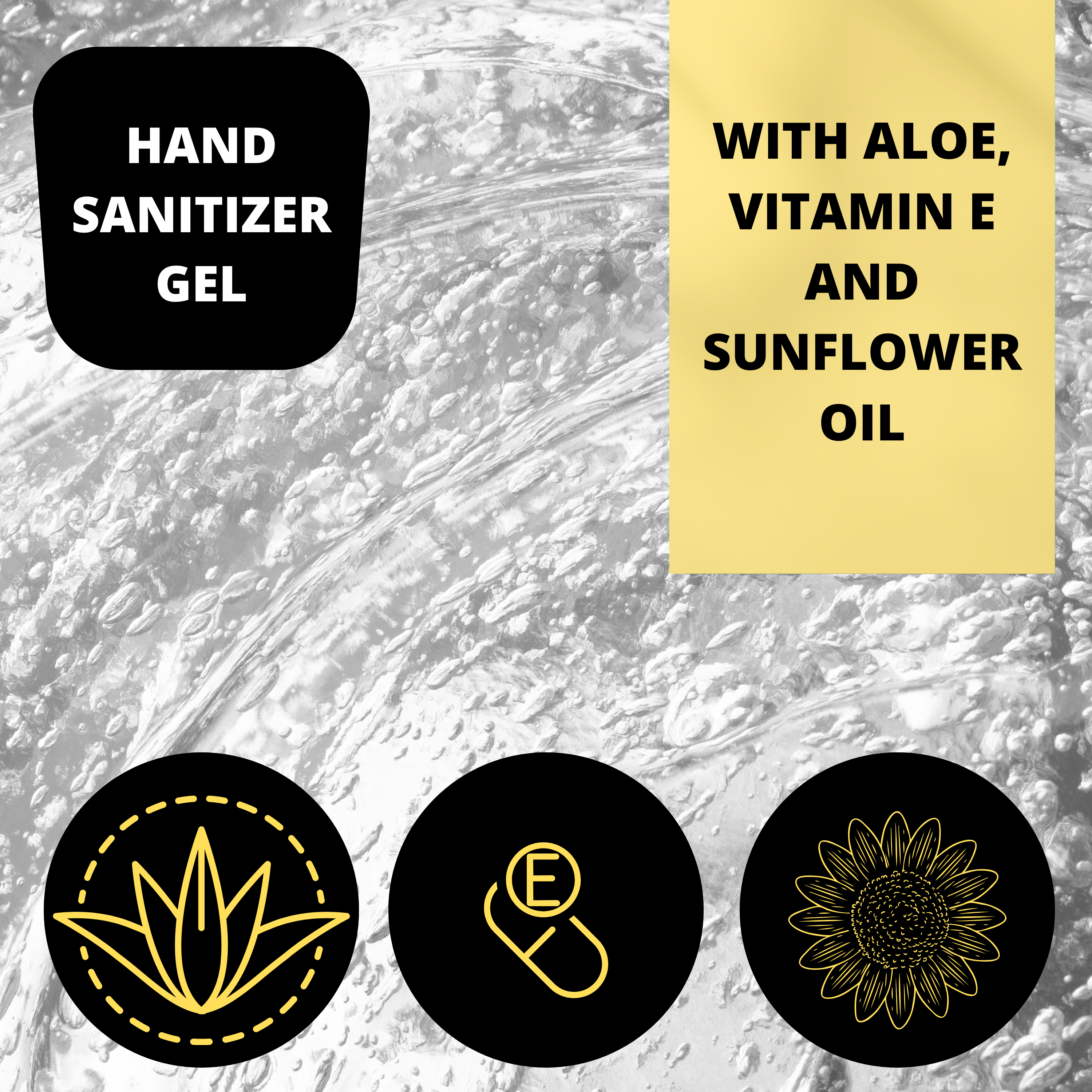 Black Canyon Coconut Crack Scented Hand Sanitizer Gel
