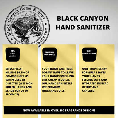 Black Canyon Black Licorice Scented Hand Sanitizer Gel