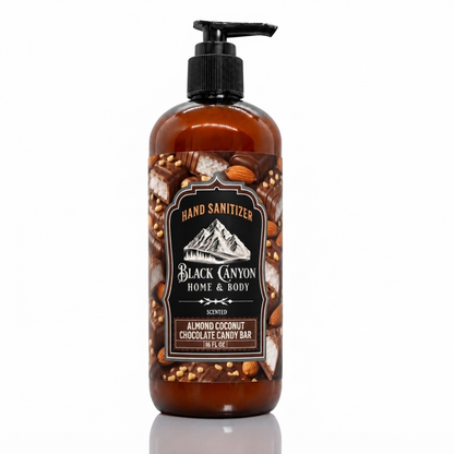 Almond Coconut Chocolate Candy Bar Scented Hand Sanitizer Gel