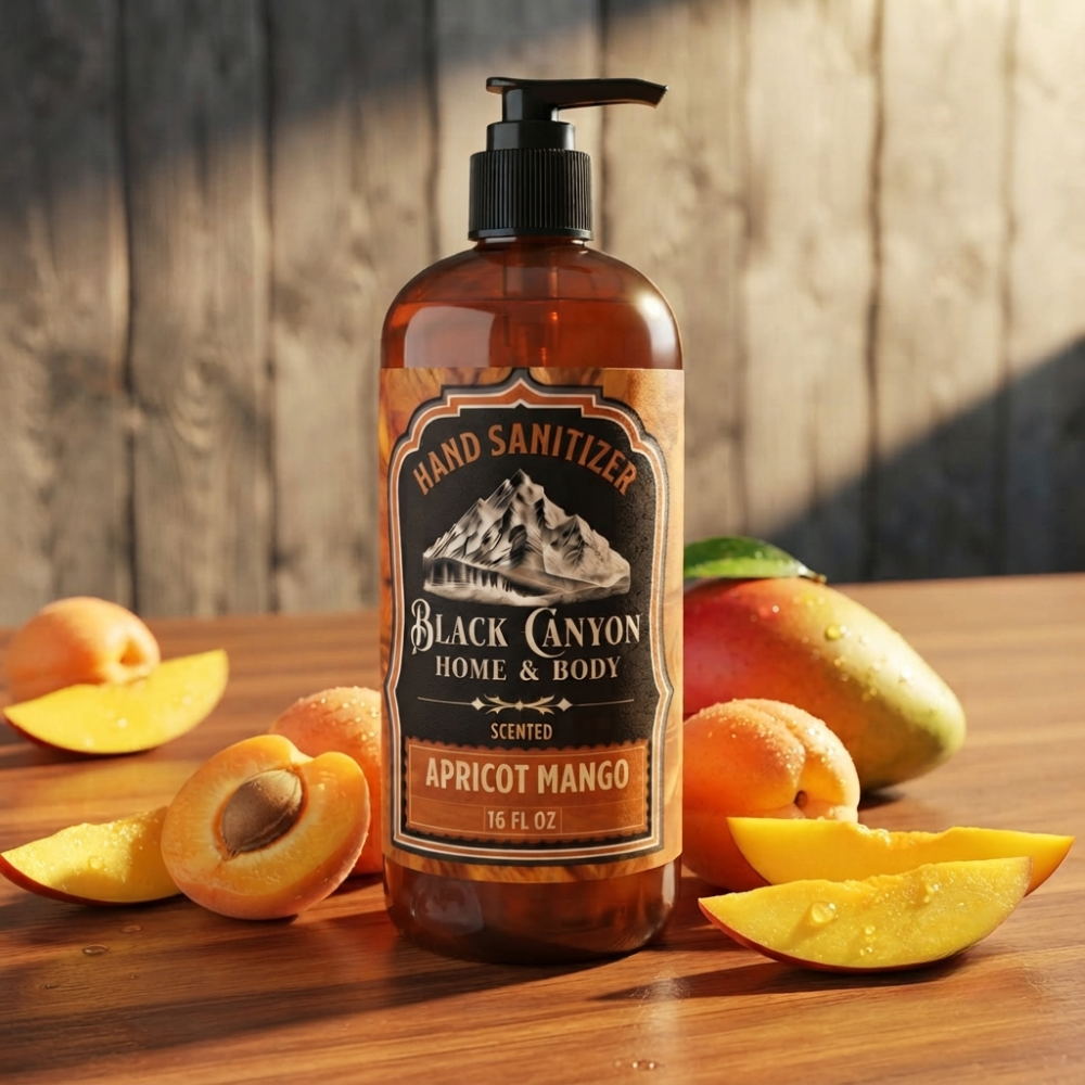 Apricot Mango Scented Hand Sanitizer Gel