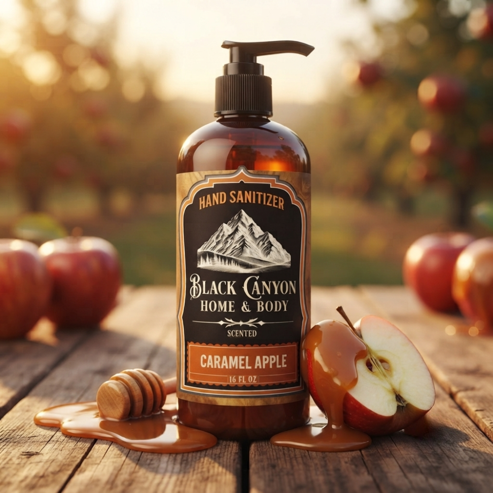 Caramel Apple Scented Hand Sanitizer Gel