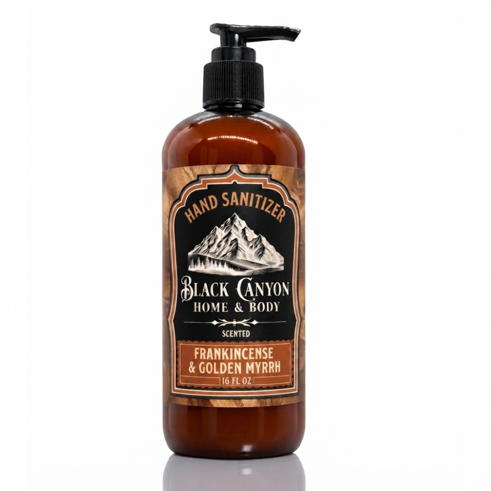 Frankincense & Golden Myrrh Scented Hand Sanitizer Gel