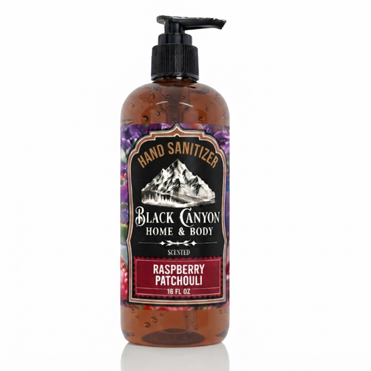 Raspberry Patchouli Scented Hand Sanitizer Gel