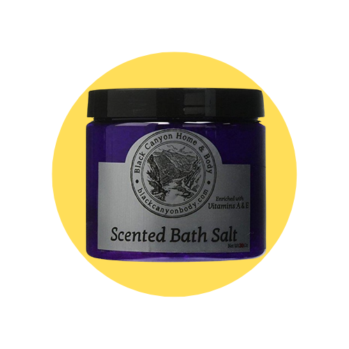 Black Canyon Sour Lemon & Vanilla Scented Sea Salt Bath Soak