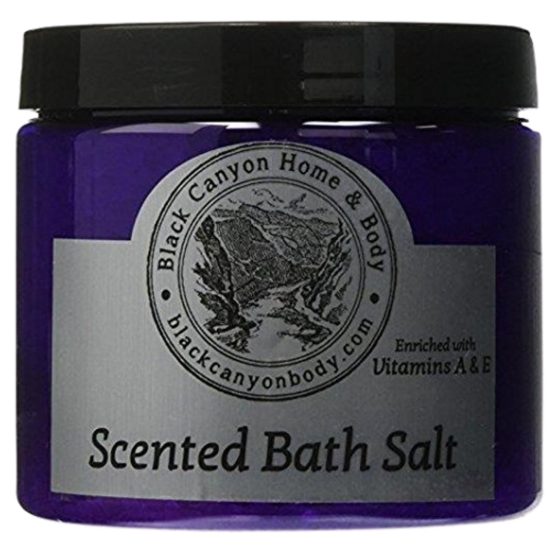 Black Canyon Wild Cherry Vanilla Scented Sea Salt Bath Soak