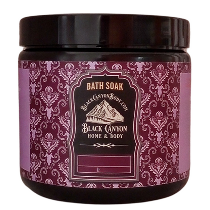 Amber Chocolate Scented Epsom Salt Bath Soak