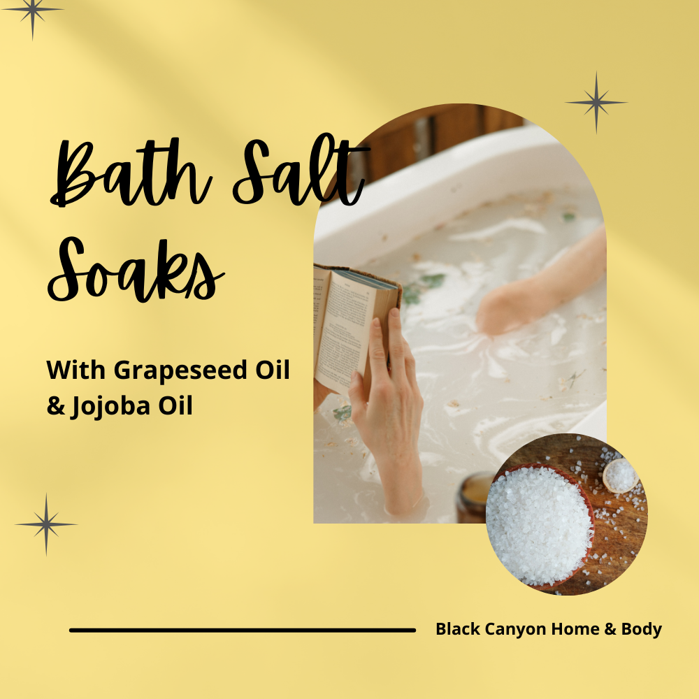 Black Canyon Bartlett Pear & Brandy Scented Epsom Salt Bath Soak