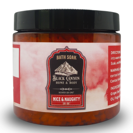 Black Canyon Nice & Naughty Scented Sea Salt Bath Soak