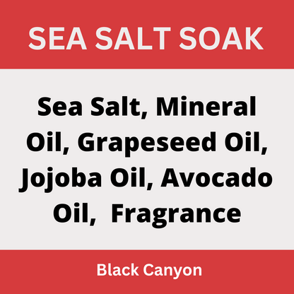 Black Canyon Nice & Naughty Scented Sea Salt Bath Soak
