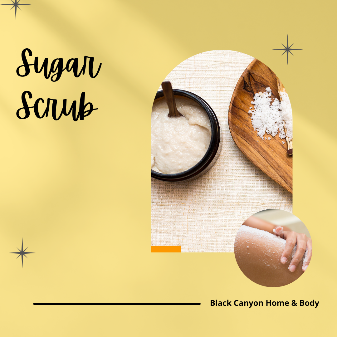 Black Canyon Black Vanilla & Vetiver Scented Sugar Scrub