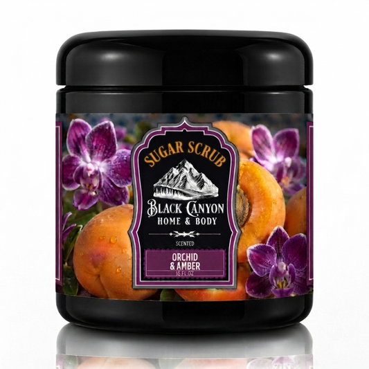 Orchid & Amber Scented Sugar Scrub