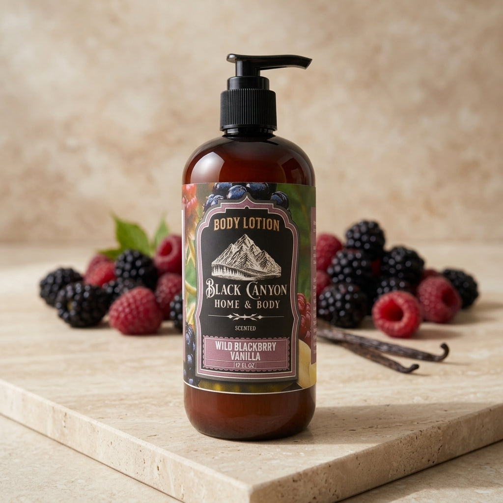 Black Canyon Wild Blackberry Vanilla Scented Body Lotion