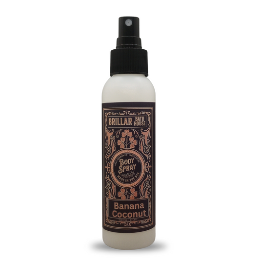 Brillar Bath House Banana Coconut Scented Shimmering Body Spray