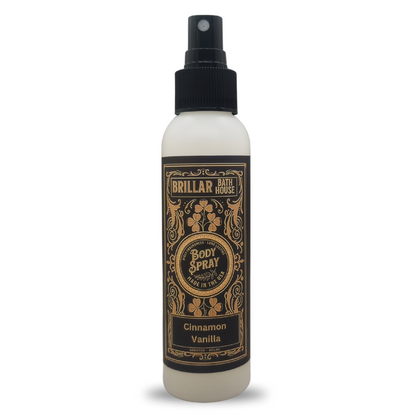 Brillar Bath House Cinnamon Vanilla Scented Shimmering Body Spray