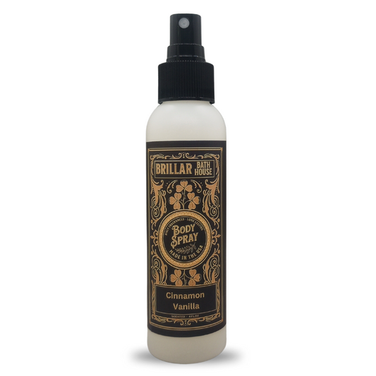 Brillar Bath House Cinnamon Vanilla Scented Shimmering Body Spray
