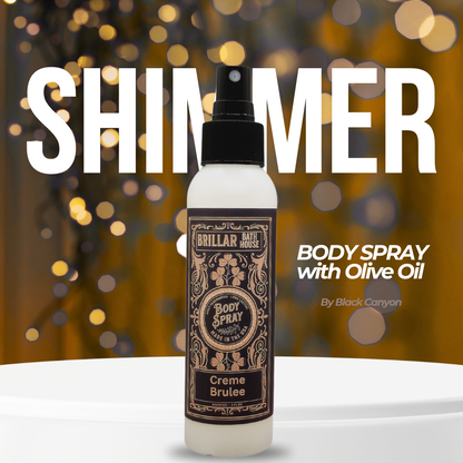 Brillar Bath House Creme Brulee Scented Shimmering Body Spray