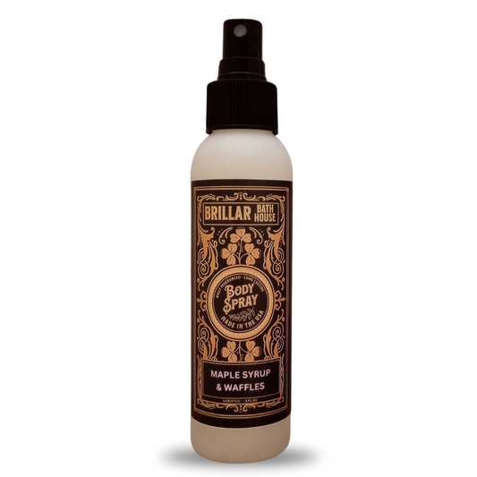 Brillar Bath House Maple Syrup & Waffles Scented Shimmering Body Spray