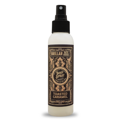 Brillar Bath House Toasted Caramel Scented Shimmering Body Spray