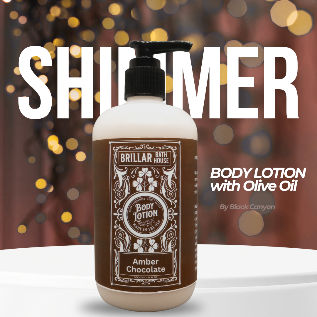 Amber Chocolate Scented Shimmering Body Lotion