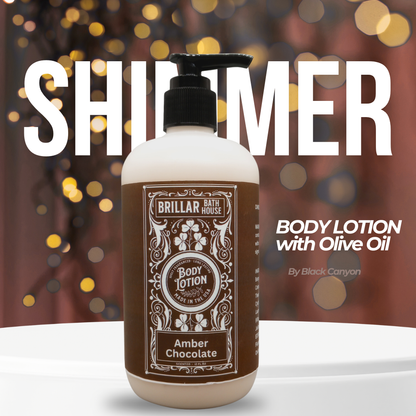 Amber Chocolate Scented Shimmering Body Lotion