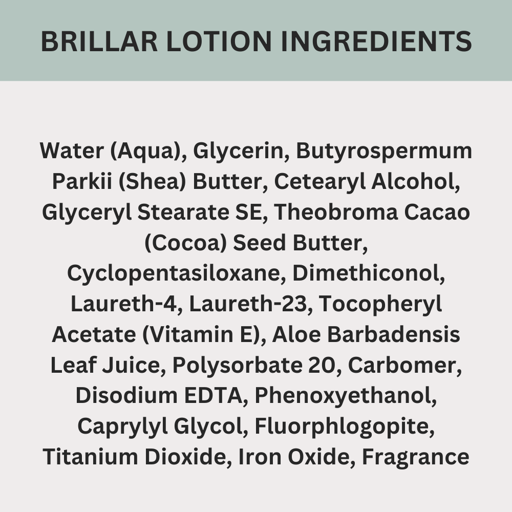 Brillar Bath House Juniper Berry Scented Shimmering Body Lotion