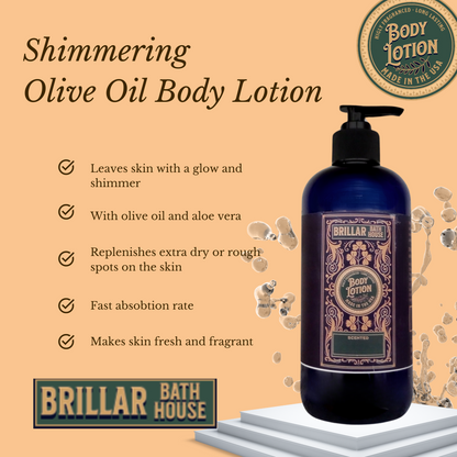 Apothecary Lavender Scented Shimmering Body Lotion