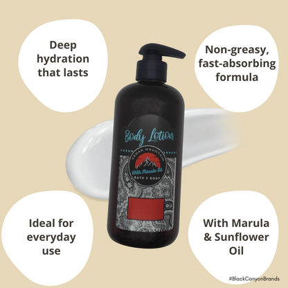 Cedar Mountain Pomegranate & Pear Scented Body Lotion with Marula Oil