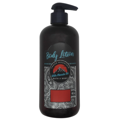 Cedar Mountain Creamy Vanilla Hazelnut Scented Body Lotion with Marula Oil